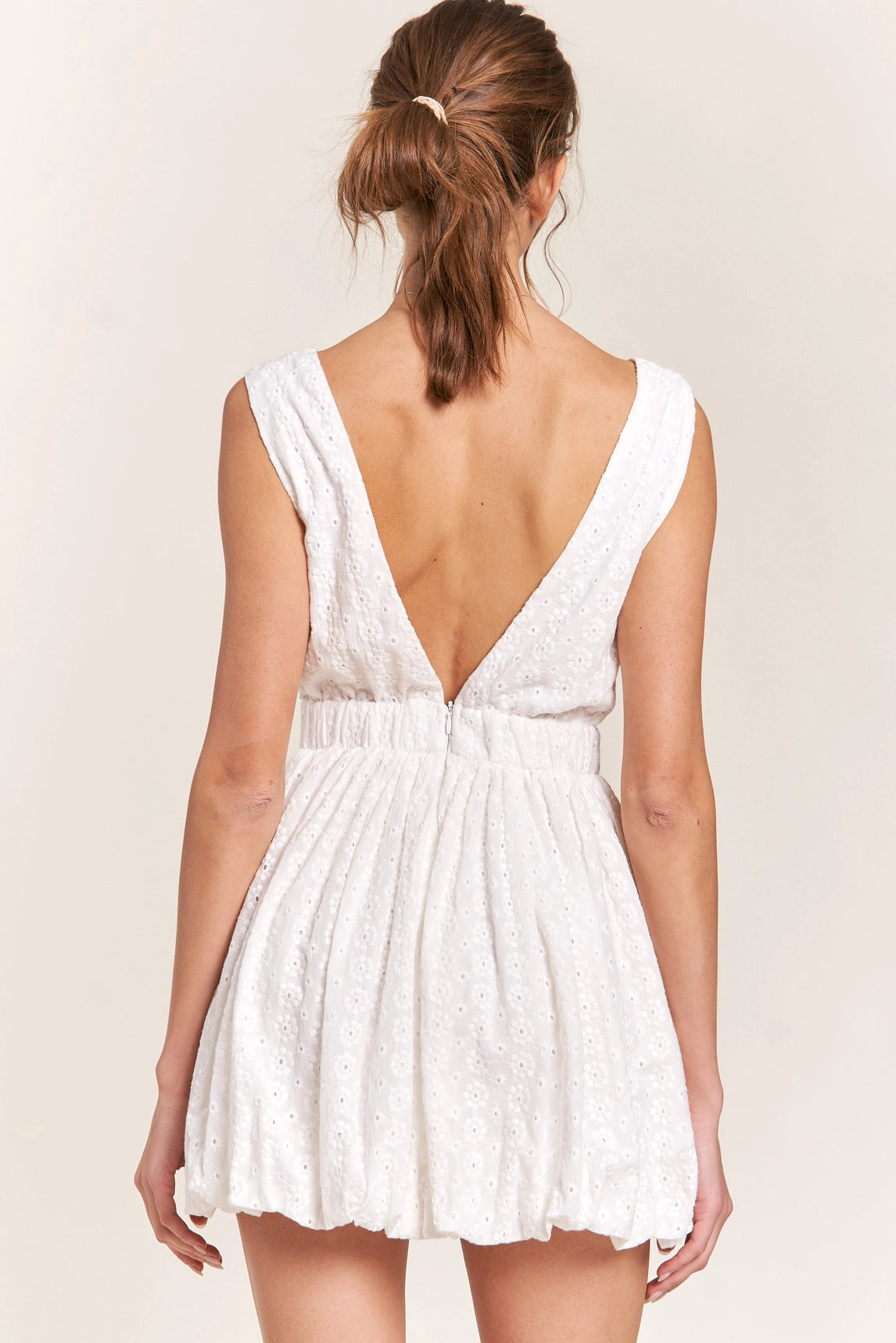 Boho Bow Mini Dress