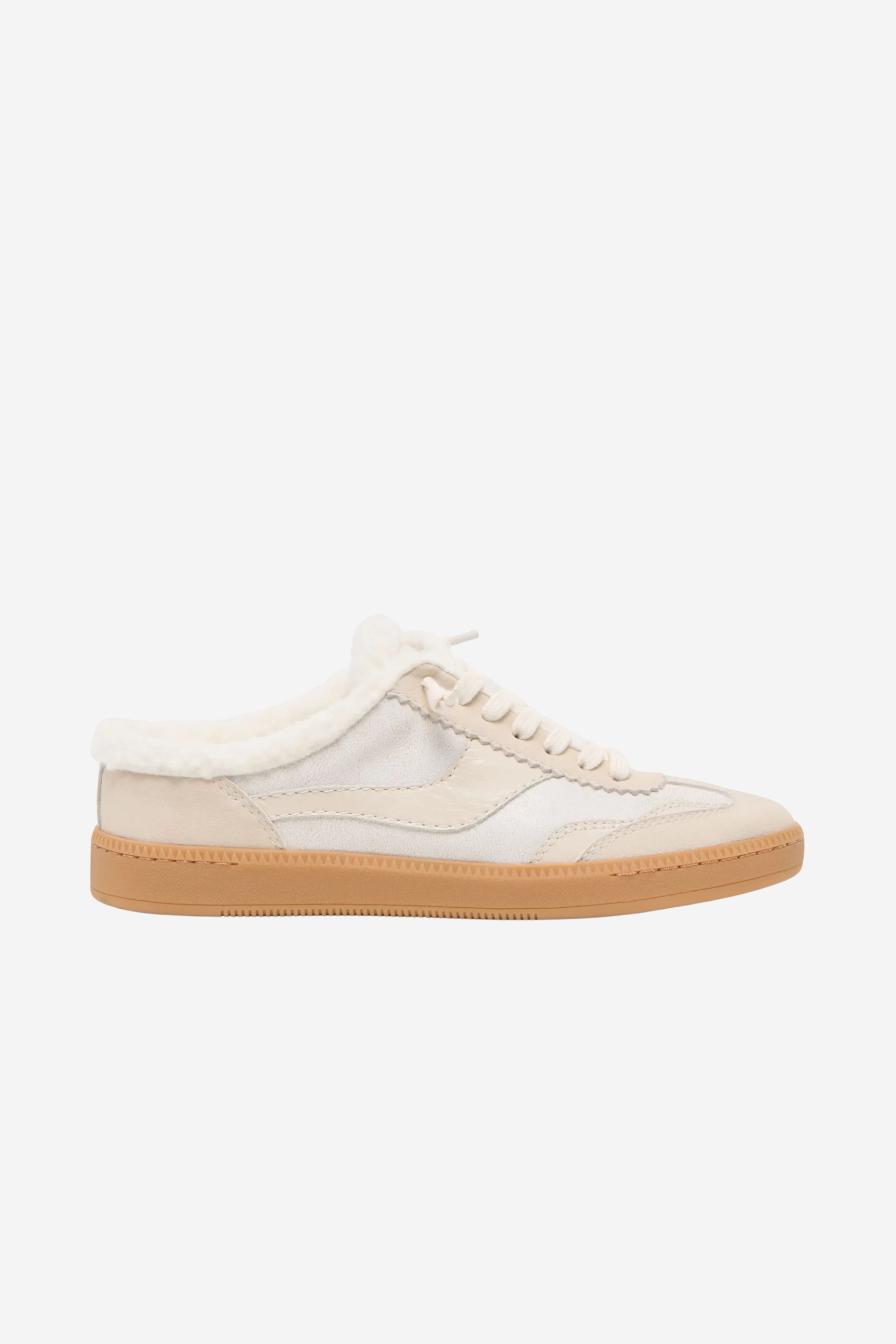 Dolce Vita Notice Plush Slide - Off White Leather