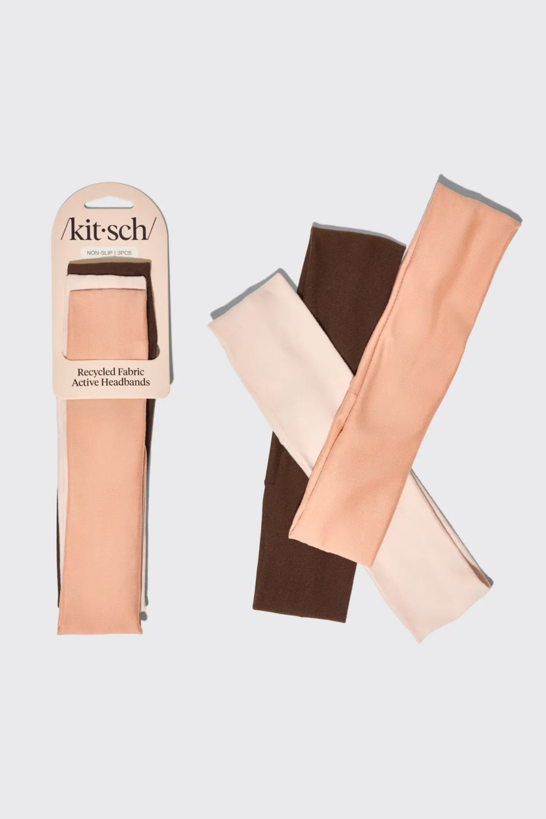 KITSCH Active Headbands Set - Pink