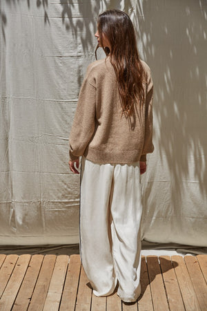 Desiree Pullover Sweater - Mocha