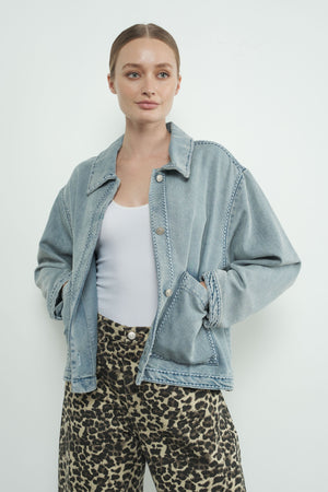 Embroidered Denim Jacket