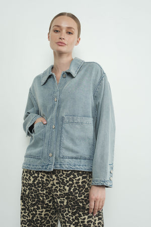 Embroidered Denim Jacket