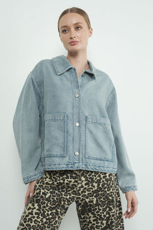 Embroidered Denim Jacket