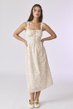 Allison Eyelet Midi Dress