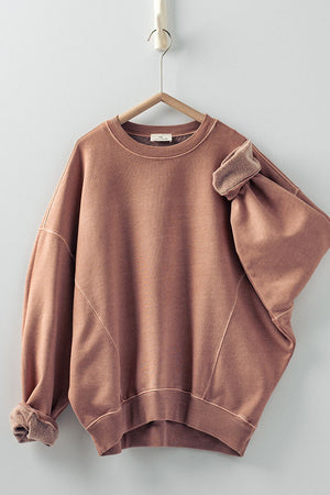 Washed Pullover Sweatshirt