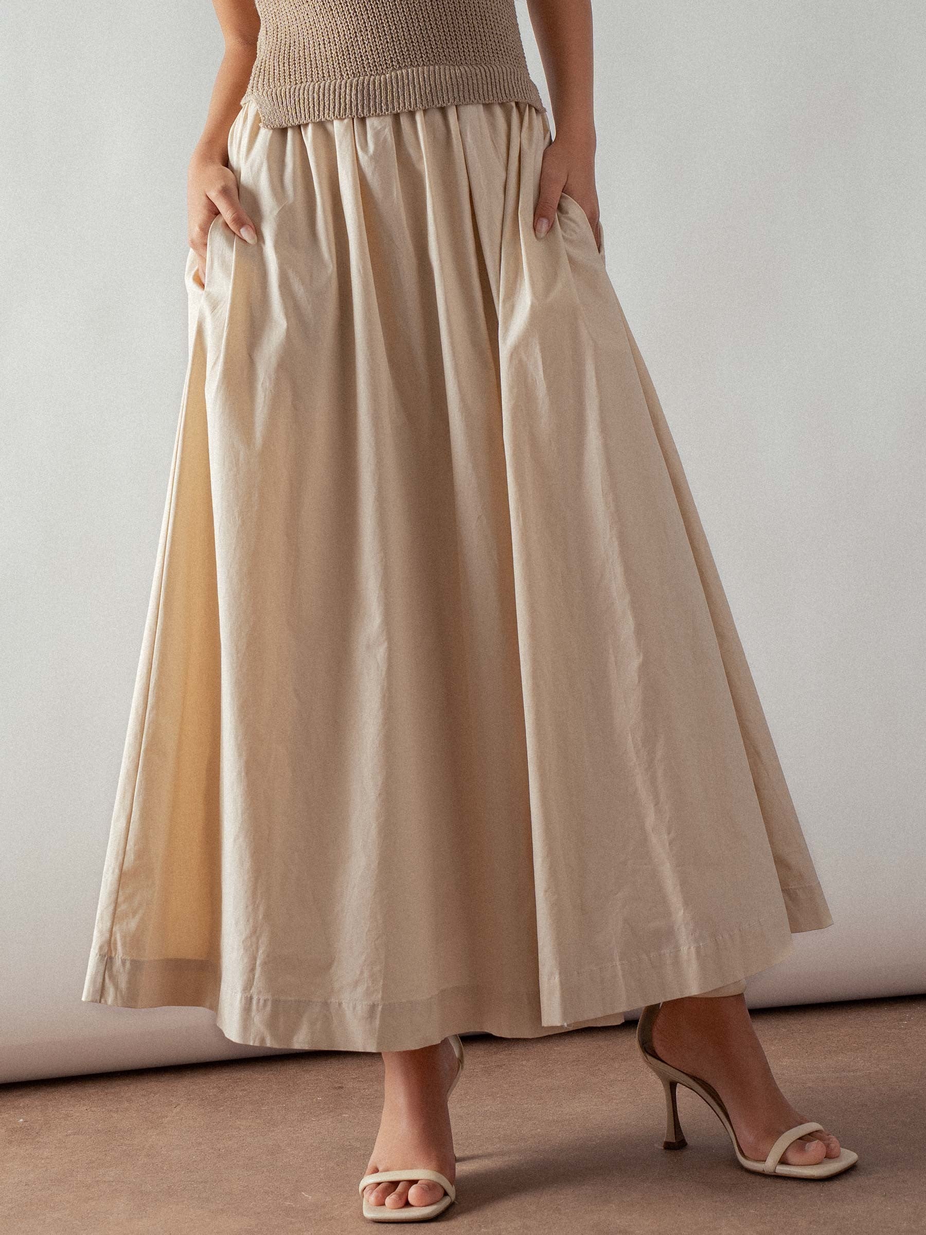 Knit Tank Maxi Dress - Taupe