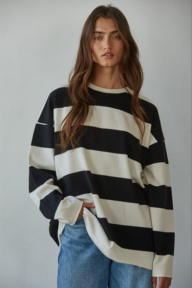 Indie Striped Pullover