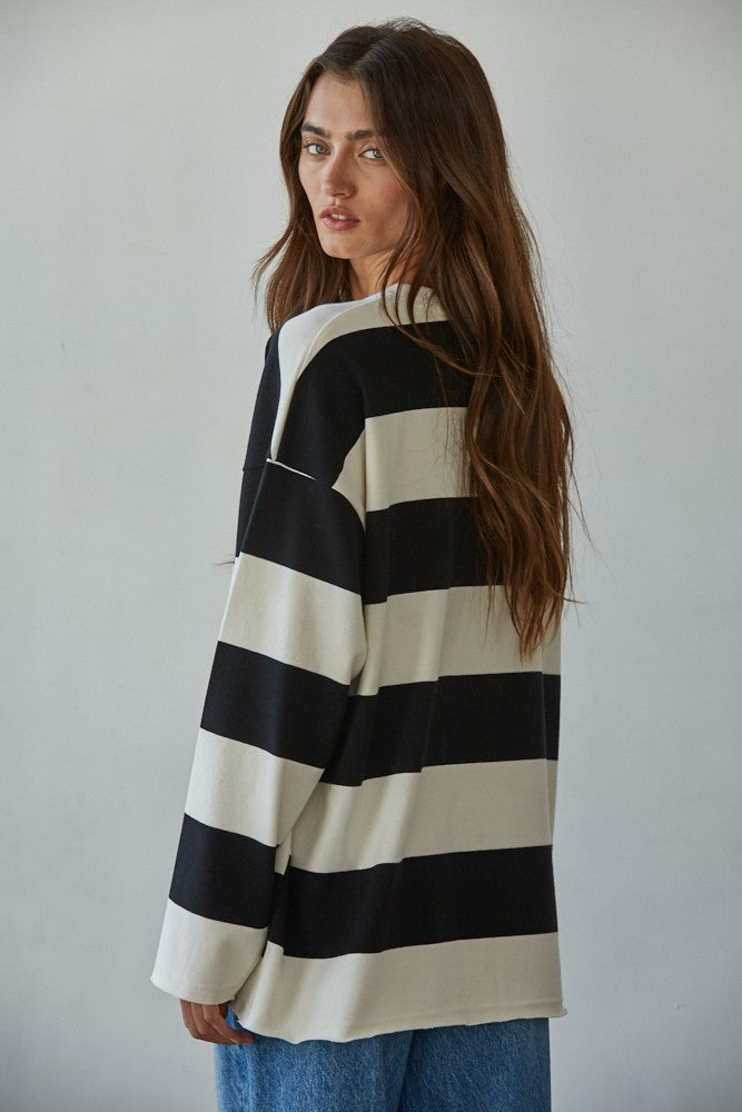 Indie Striped Pullover
