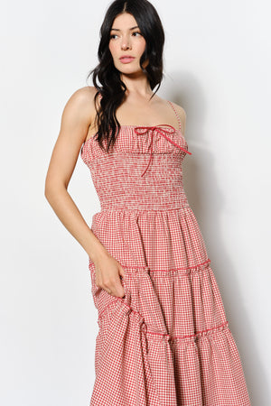 Abigail Smocked Maxi Dress