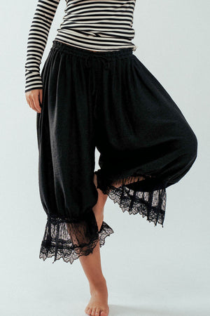 Angelic Bloomer Pants - Black