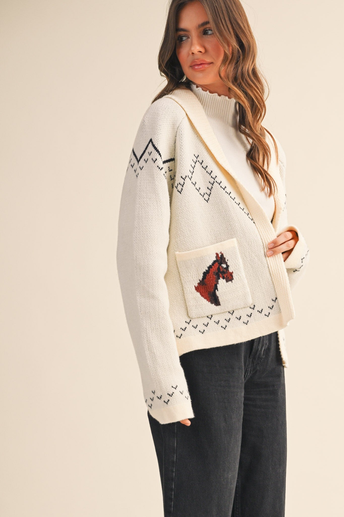 Horse Knit Cardigan