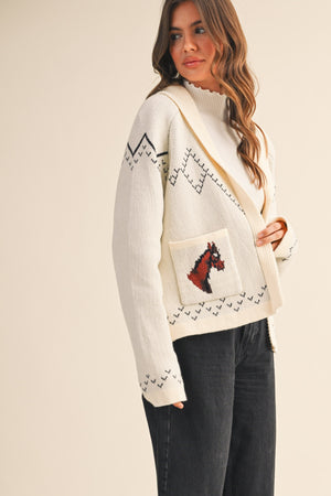Horse Knit Cardigan