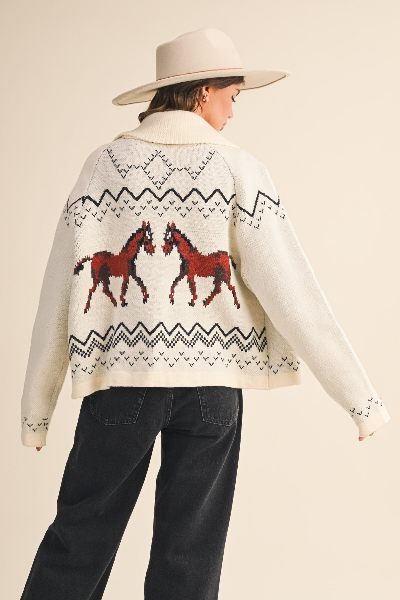 Horse Knit Cardigan