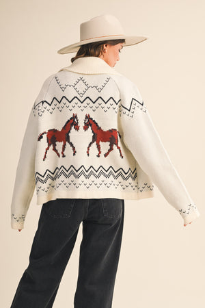 Horse Knit Cardigan