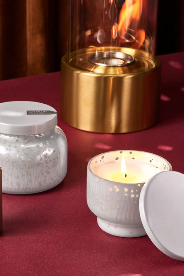 Capri Blue - Chesnut Embers Holiday Mercury Signature Jar - 19oz Candle