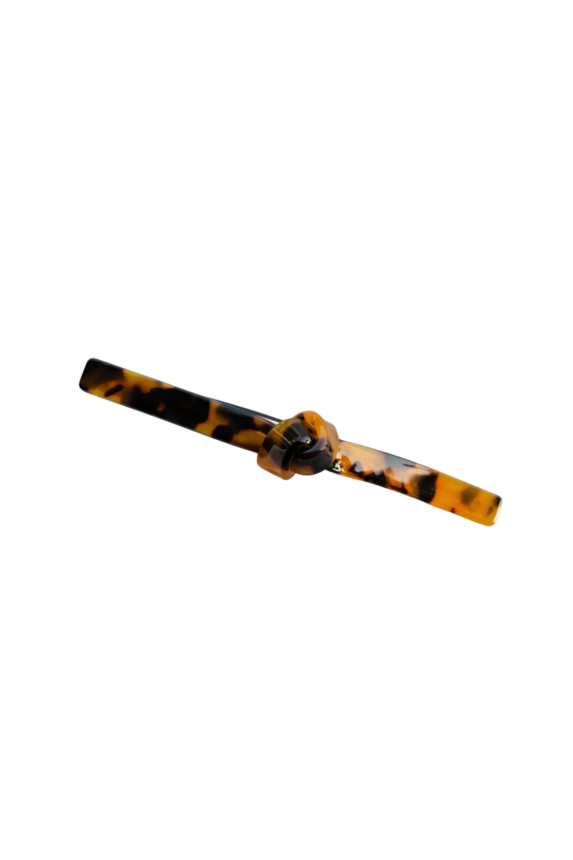 French Twist Hair Barrette - Amber Mix