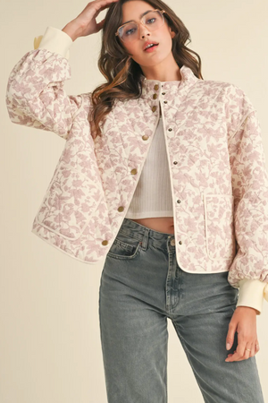Floral Quilted Jacket