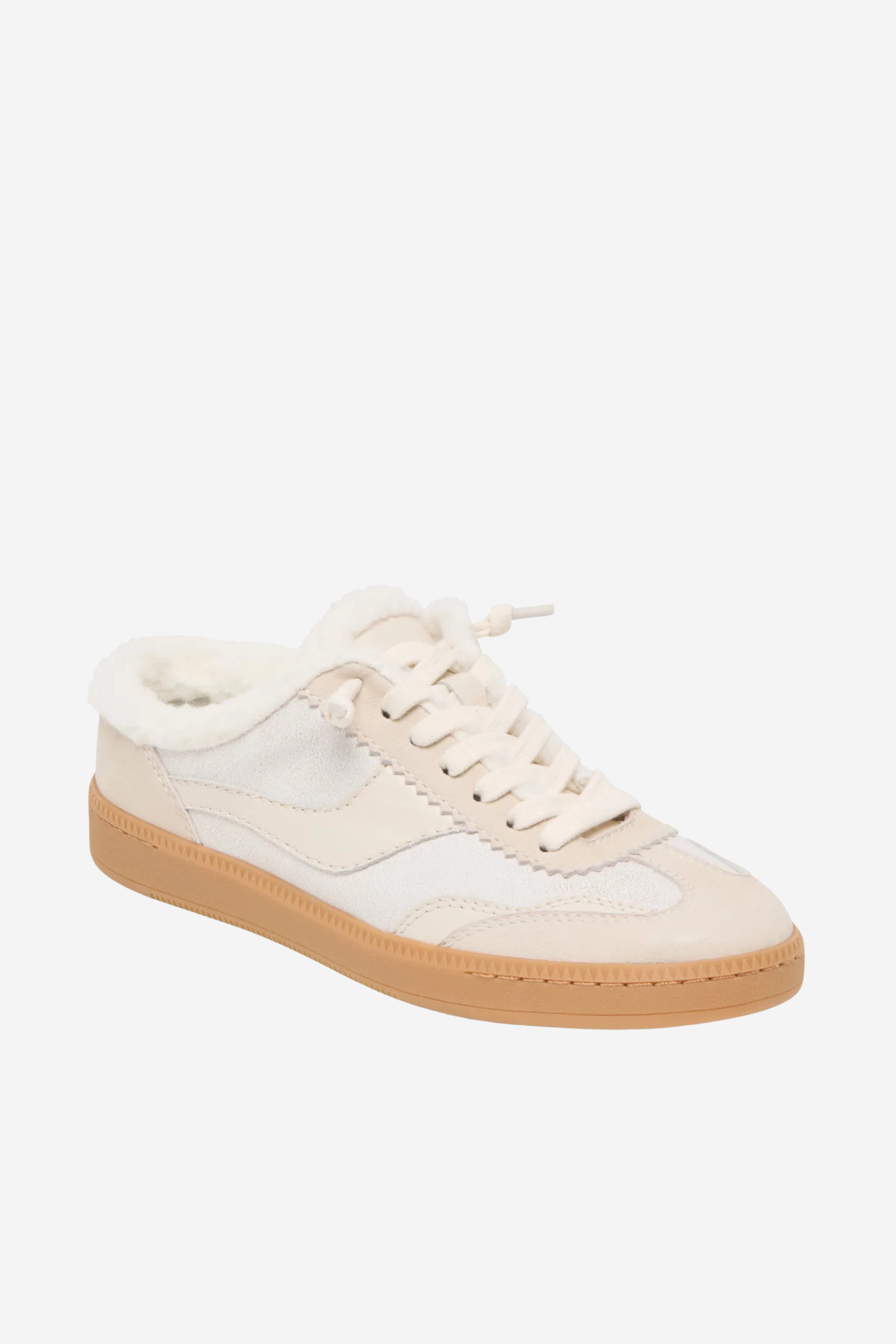 Dolce Vita Notice Plush Slide - Off White Leather