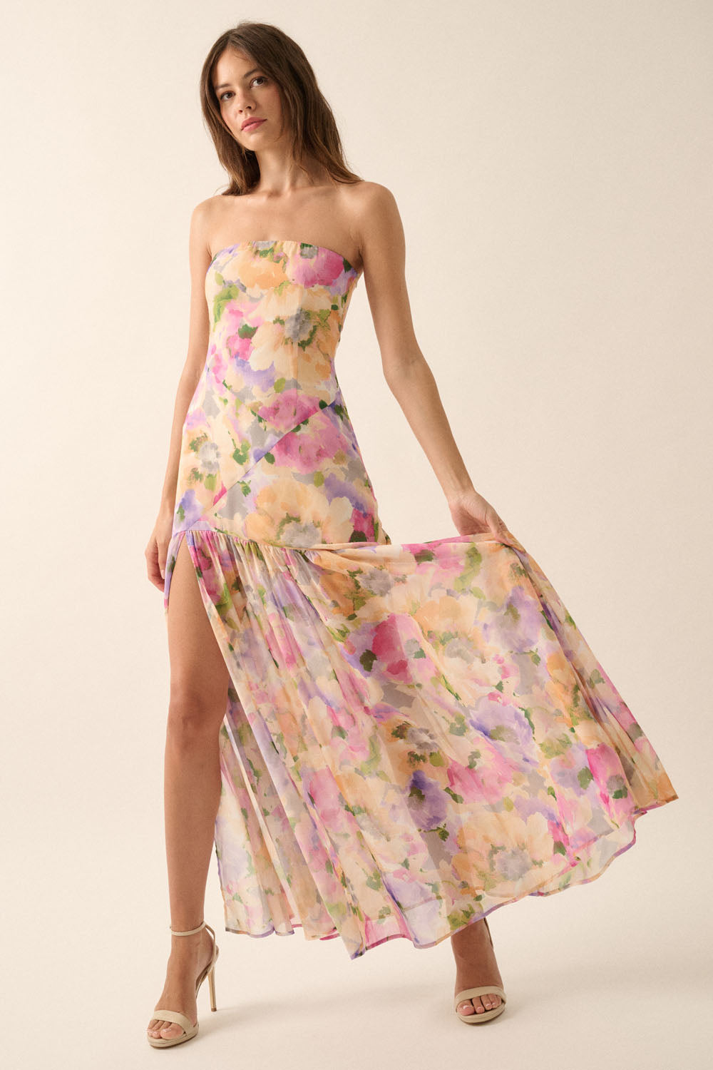 Charlotte Floral Maxi Dress