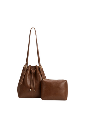 Melie Bianco - Sally Shoulder Bag - Espresso