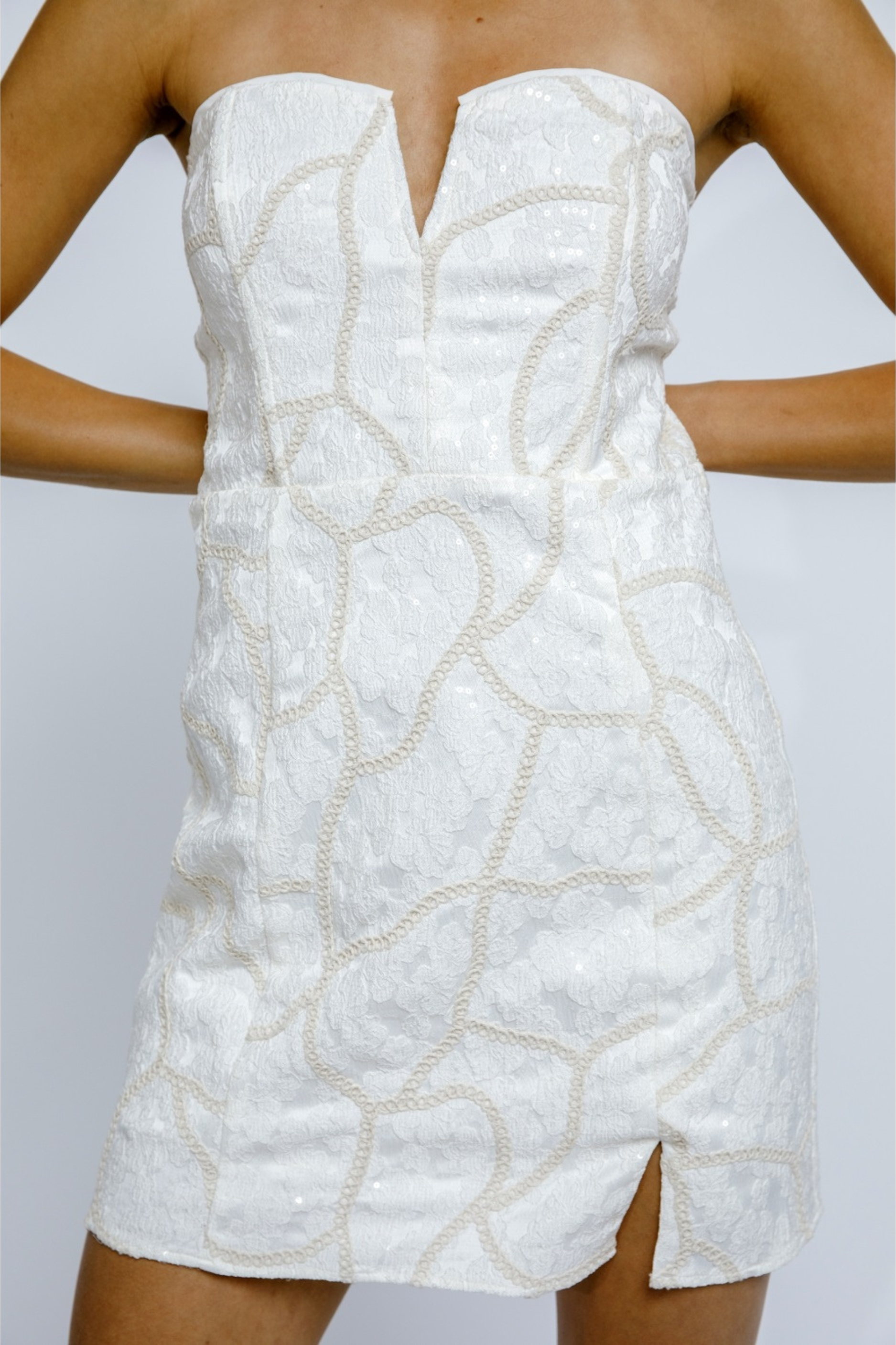 Taylor Sequined Mini Dress