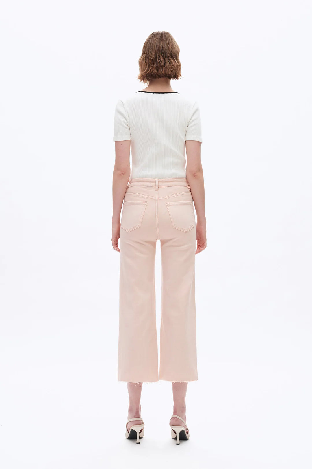 High Rise Wide Leg Denim Jeans
