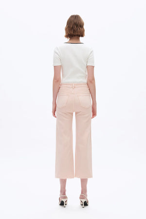 High Rise Wide Leg Denim Jeans
