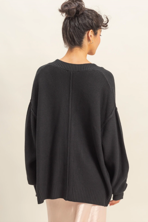 Oversized Button Down Cardigan