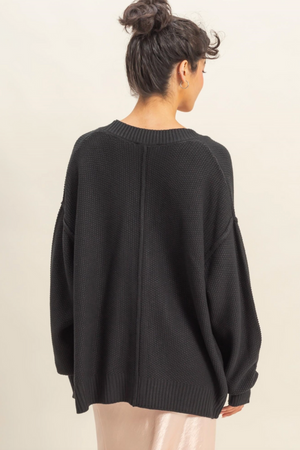 Oversized Button Down Cardigan