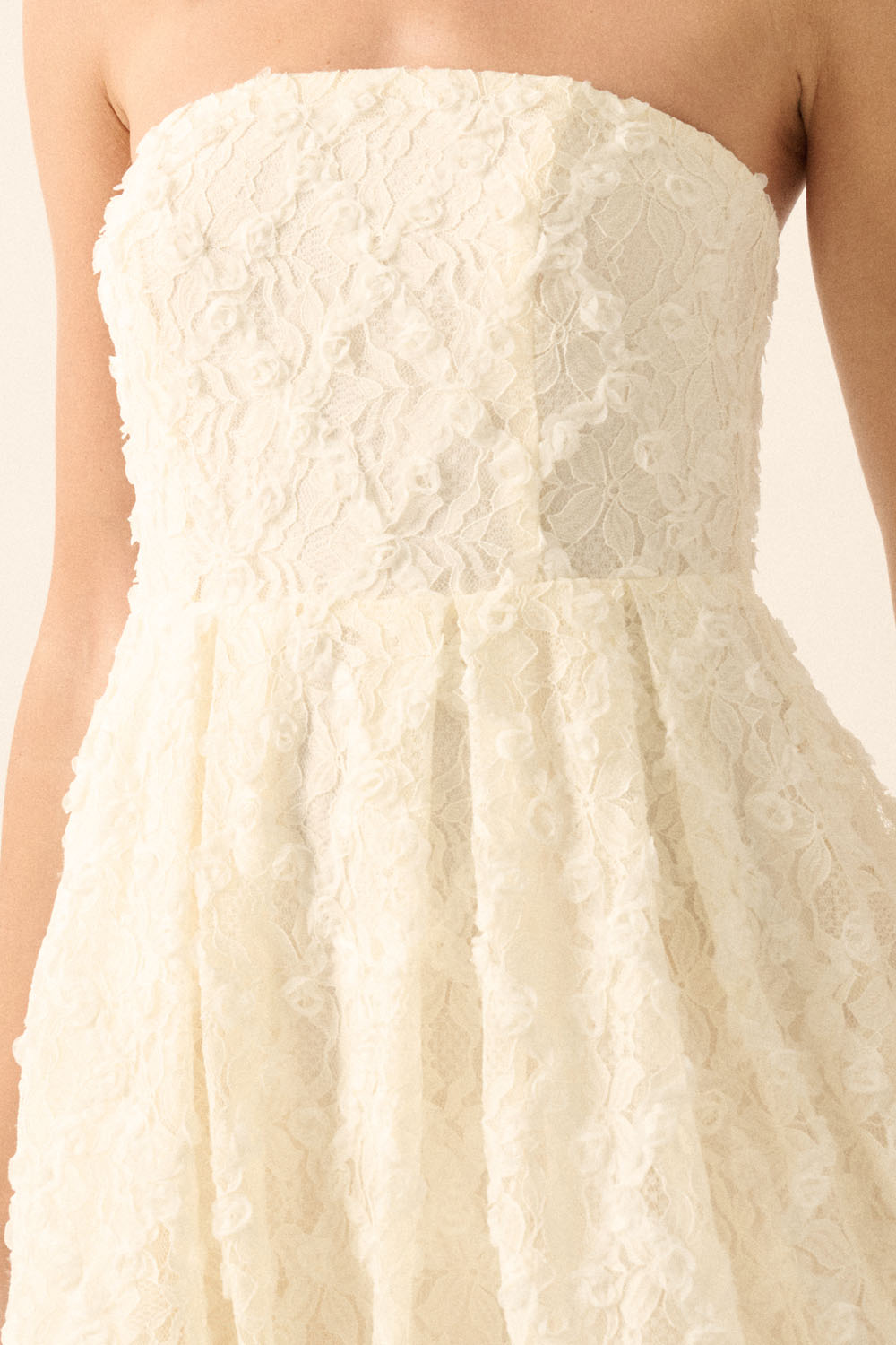 Olivia Floral Lace Mini Dress