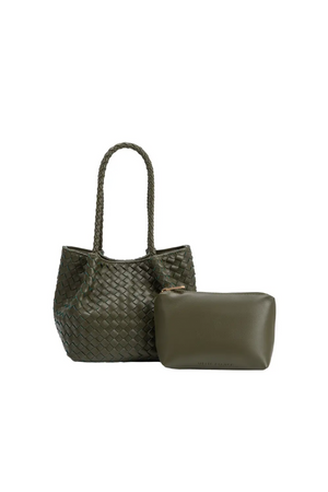 Melie Bianco - Anahi Top Handle Bag - Olive