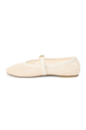 Nolita Ballet Flat - Ivory Mesh