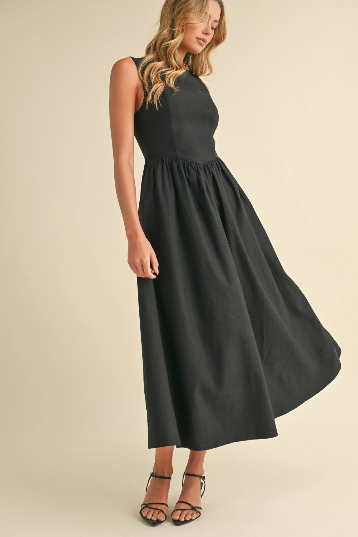 Liza Flare Midi Dress