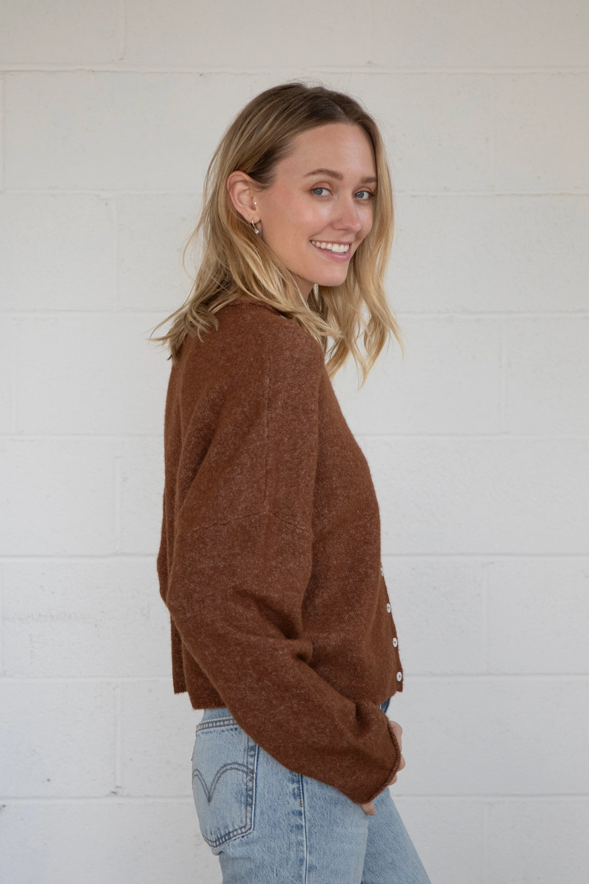 Piper Cardigan - Brown