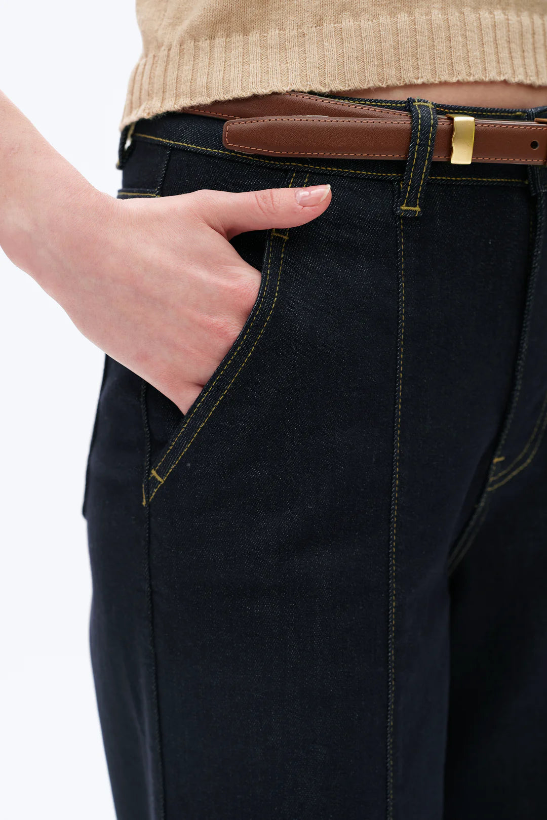 Ultra High Rise Wide Leg Jeans
