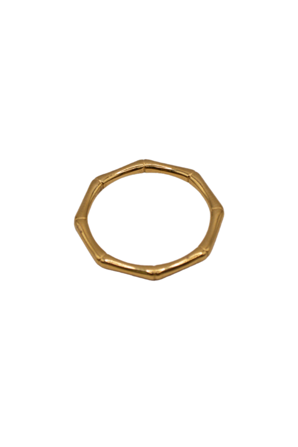 18K Mia Textured Ring - Gold