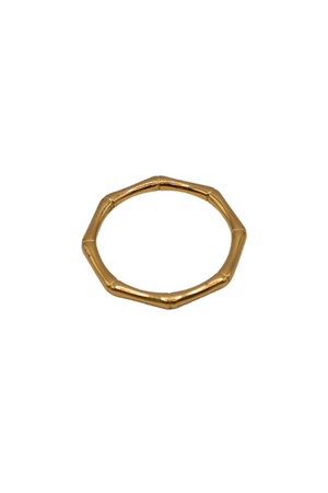 18K Mia Textured Ring - Gold