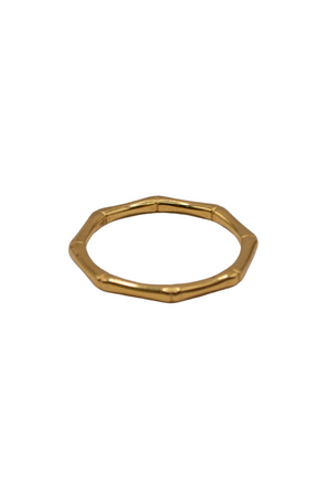 18K Mia Textured Ring - Gold