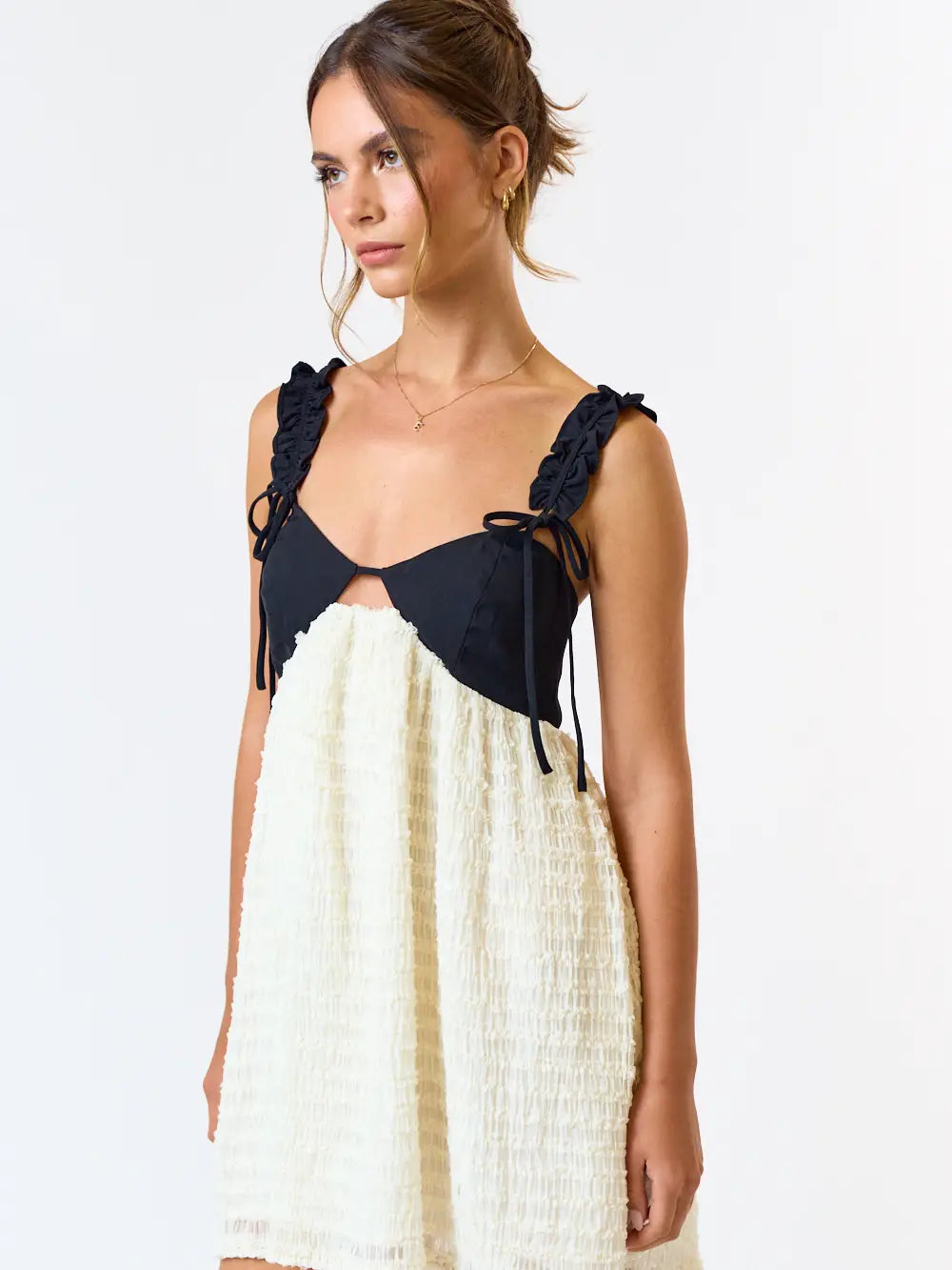 Lilly Babydoll Mini Dress