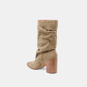 Dolce Vita Talina Boots - Olive Suede