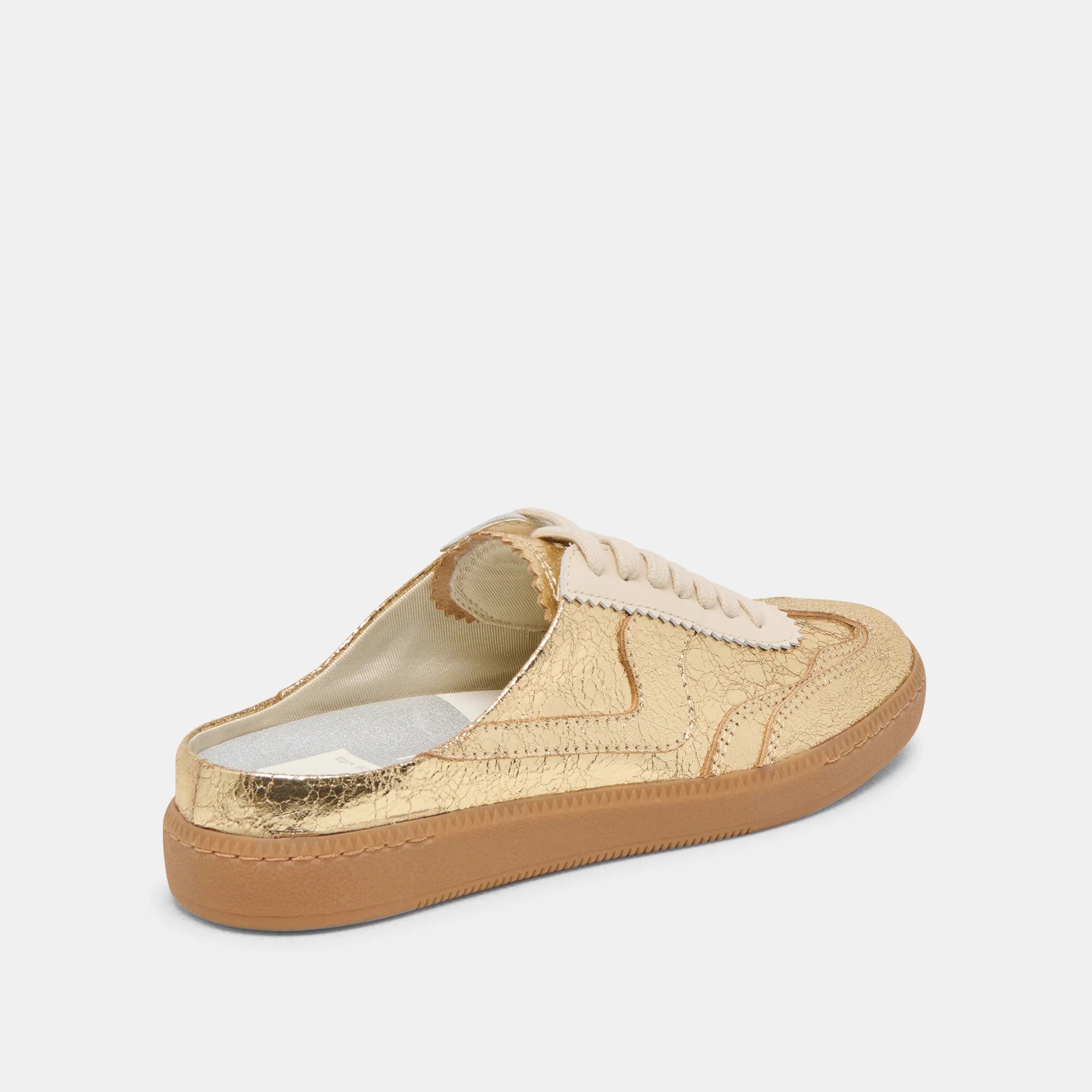 Dolce Vita Notice Slide - Gold Leather