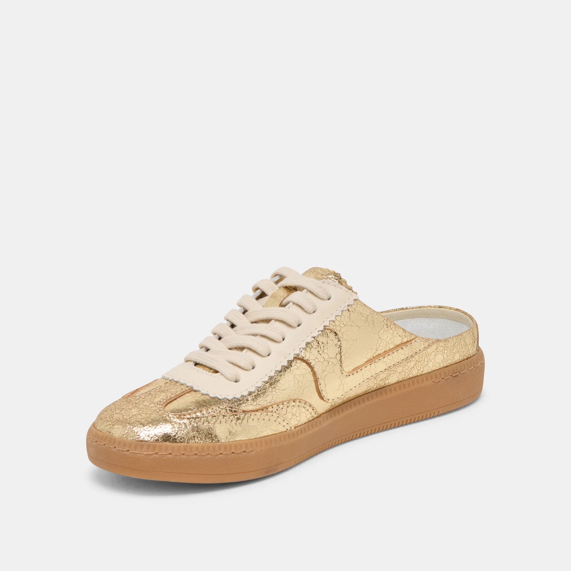 Dolce Vita Notice Slide - Gold Leather