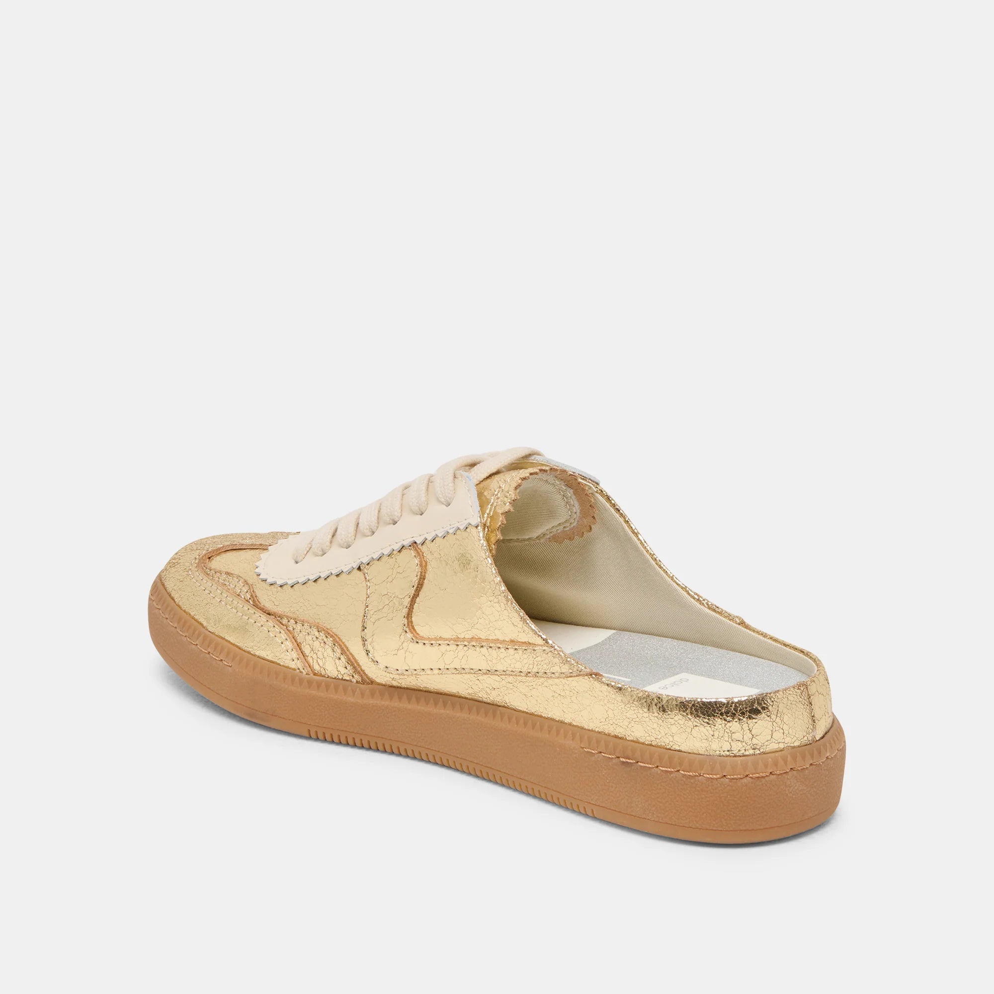 Dolce Vita Notice Slide - Gold Leather