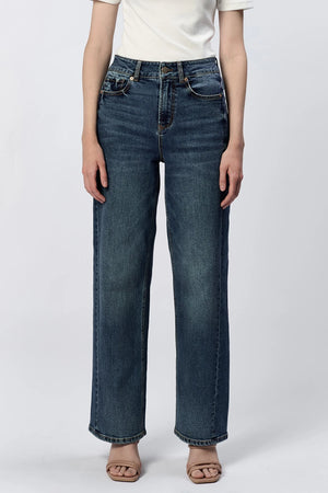 Holly High Rise Straight Jeans - Fernstone