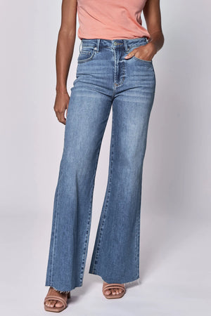 Fiona High Rise Wide Leg Jeans - Natal