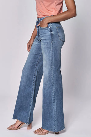 Fiona High Rise Wide Leg Jeans - Natal