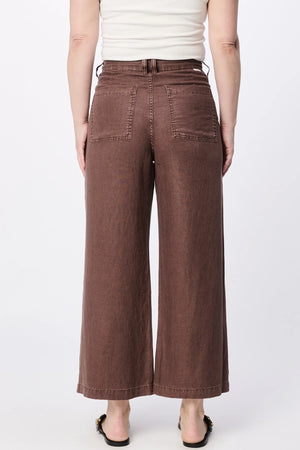 Audrey Wide Leg Pants - Cappuccino