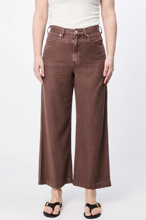Audrey Wide Leg Pants - Cappuccino