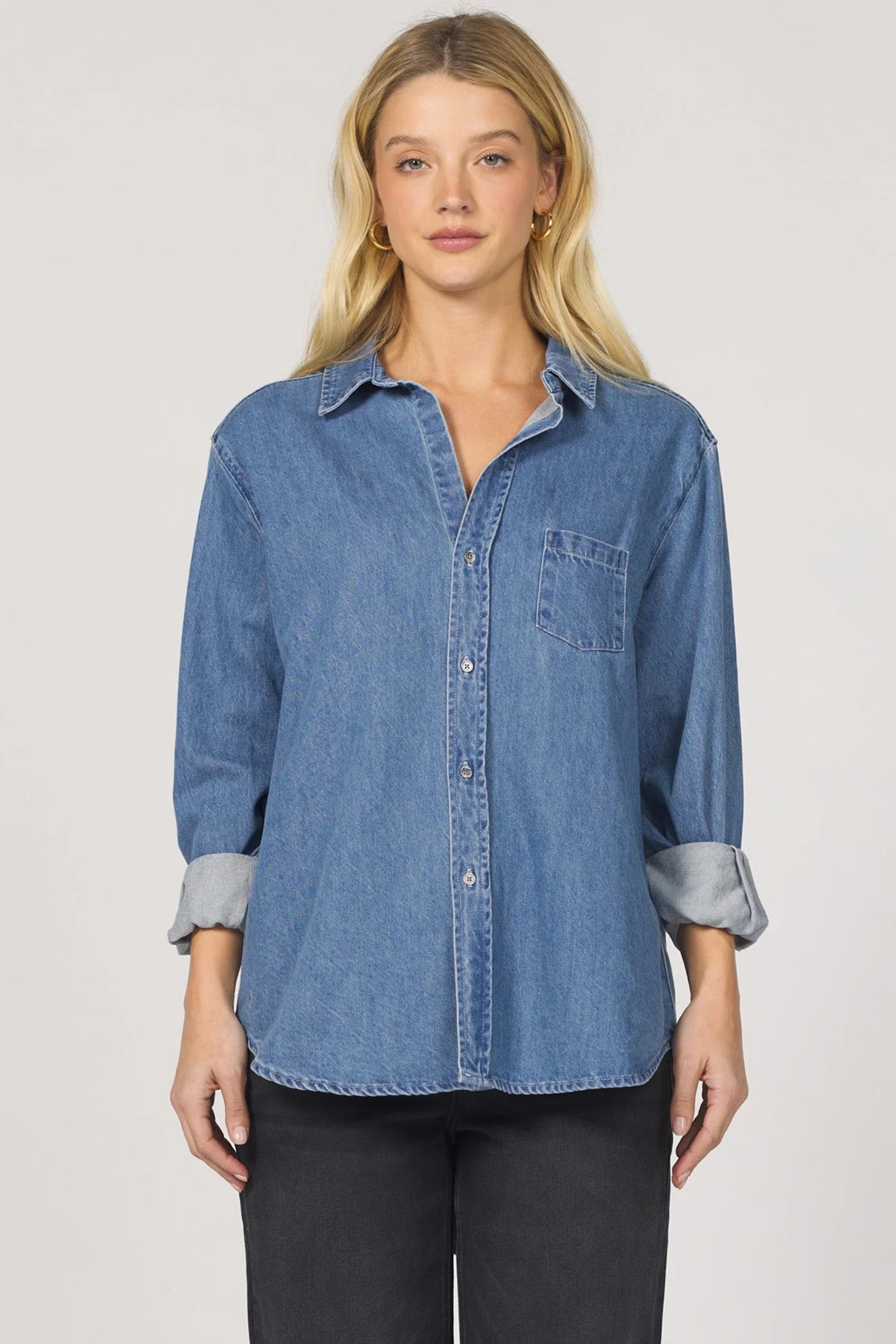 Galina Denim Top