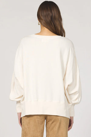Trenton Pullover Top - Whitecap Gray